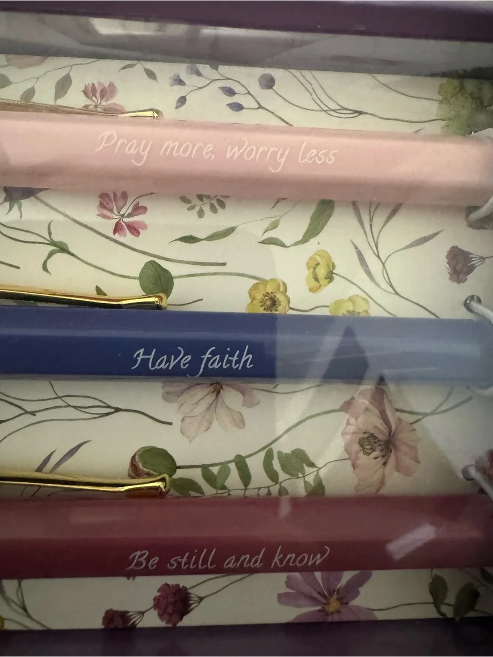 Bible Verse Pens Set of 3 - Pick 1 Set - Picture 3 of 6